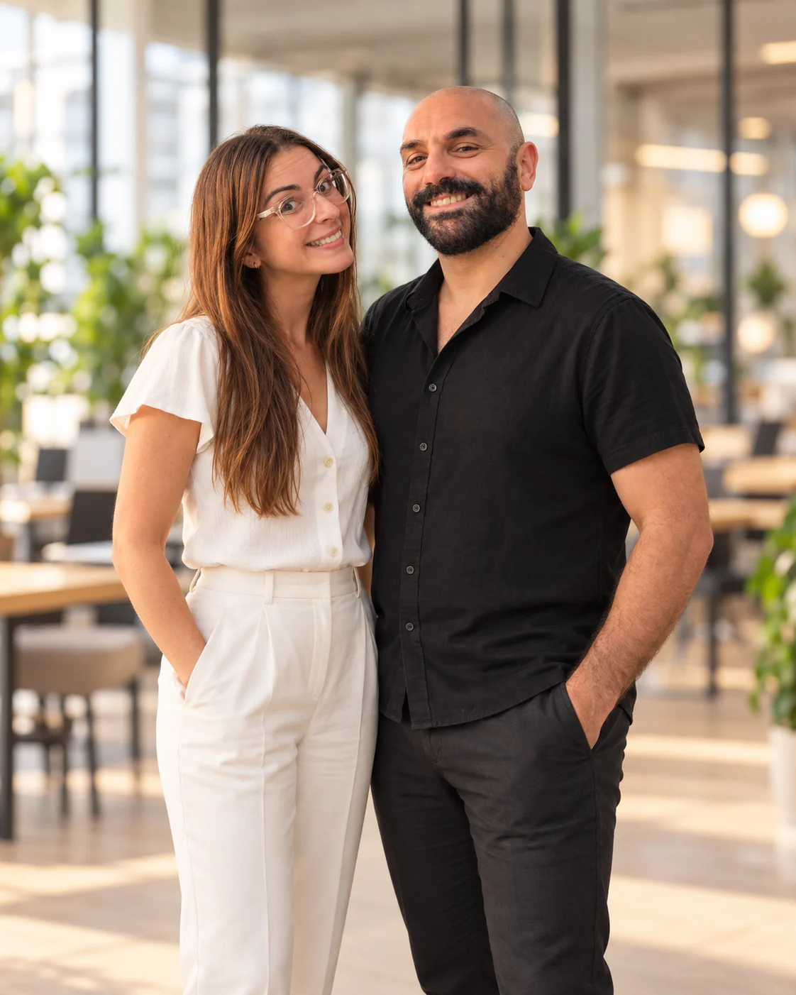 Laura y Oscar, de Luz Digital, agencia SEO Tenerife